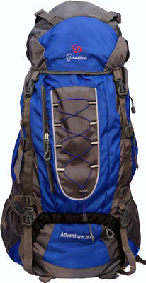 Grandiose 75L Thread Model Royal Blue Travelling Hiking Trekking Camping Rucksack Bags (GTB67503RB) Rucksack  - 75 L(Blue)