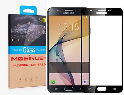 MOBIRUSH Edge To Edge Tempered Glass for Samsung J710, Samsung Galaxy J7 - 6 (New 2016 Edition)(Pack of 1)