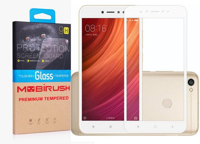 MOBIRUSH Edge To Edge Tempered Glass for Mi Redmi 3S(Pack of 1)