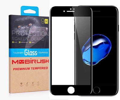 MOBIRUSH Edge To Edge Tempered Glass for Apple iPhone 6s Plus(Pack of 1)