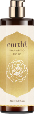 

Earthi Rose Shampoo, Women and Men, Anti Hair fall and Anti Dandruff, Herbal, Pure Rose Extract(200 ml)