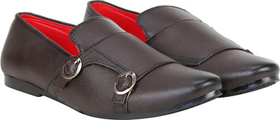 

Knight Ace Traffic Stopper Loafers For Men(Brown