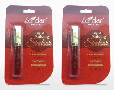 

ZORDAN LIQUID SUHAAG SINDOOR (6ML*2) HERBAL(Red)