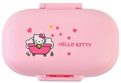 

MK 1 Pcs Hello Kitty PP Proof of Air Leaks Soap Dispenser Travel Case Soap Box Bathroom Accessories Multicolour(Multicolor)