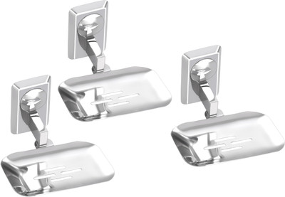 

Easyhome Furnish Set of 3 Pieces Stainless Steel soap Dish - Omni Series(Steel)