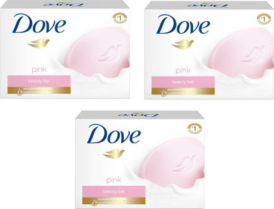 

Dove Imported (Made In EU) Pink Beauty Cream Bar(135 g, Pack of 3)