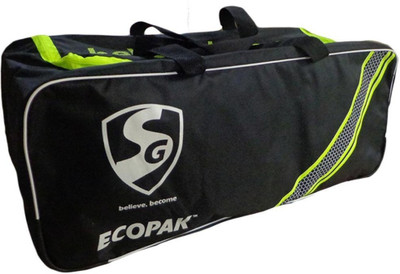 

SG ECOPAK Cricket gear(Black, Kit Bag)