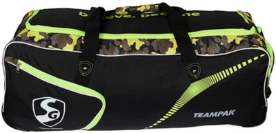 

SG TEAMPAK (BLACK) Cricket gear(Black, Kit Bag)