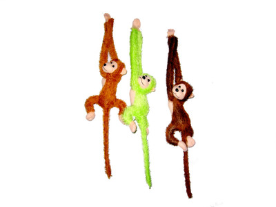 

Yashi Enterprises Hanging Musical Monkey 3 piece 70 CM - 70 cm(Multicolor)