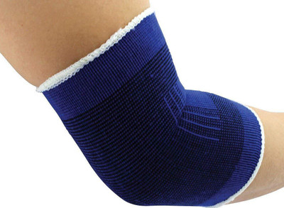 

QUINERGYS ™ 2 x ELBOW WRAP SUPPORT ELASTIC ARTHRITIS BRUISE INJURY SLEEVE BANDAGE SPORTS Elbow Support(Blue, Electric blue
