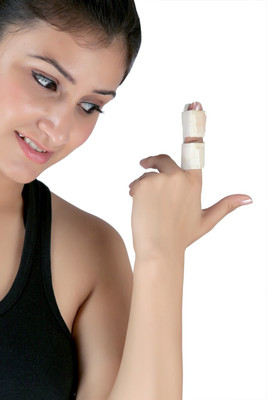 

MAA APPEARLS & DESINGER Straight Splint Finger Support (XL, Beige)