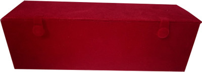 

AFROSE JEWELLERY CASE PACK OF 1 (RED) VALVET BOX Vanity Box (Red) VANITY BOX Vanity Box(Red)