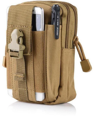 

UNIGEAR Tactical Molle Pouch EDC Utility Gadget Belt Waist Bag, Camping Hiking Outdoor Gear Cell Phone Holster Holder EDC Molle Pouch(Khaki)