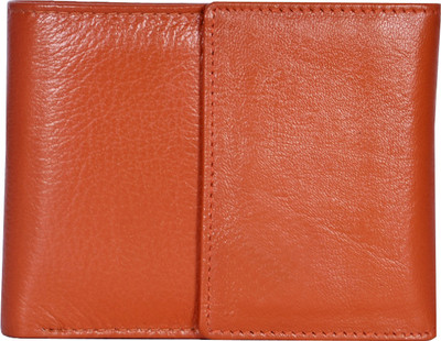

Death By Color Men Tan Genuine Leather Wallet(5 Card Slots)