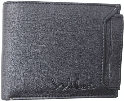 

Wildland Men Black Artificial Leather Wallet(7 Card Slots)