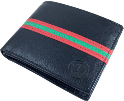 

knW Men Black Artificial Leather Wallet(3 Card Slots)