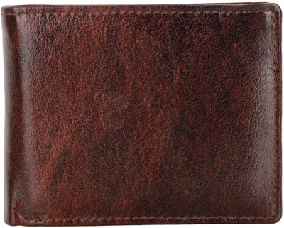 

Kan Men Brown Genuine Leather Wallet(5 Card Slots)
