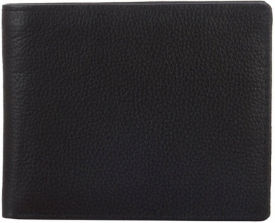 

Leatherman Men Black Genuine Leather Wallet(12 Card Slots)