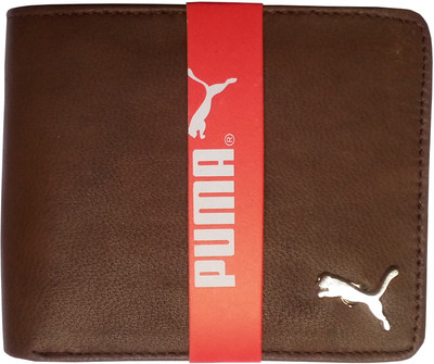 

Puma Men Formal Brown Genuine Leather Wallet(4 Card Slots)