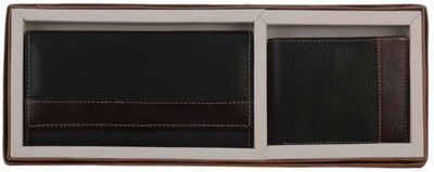 

Leatherman Men Black Genuine Leather Wallet(11 Card Slots)
