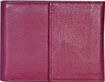 

Death By Color Men Maroon Genuine Leather Wallet(5 Card Slots)