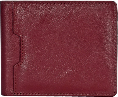 

Shockyfi Men Maroon Genuine Leather Wallet(5 Card Slots)