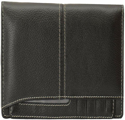 

Leatherman Men Black Genuine Leather Wallet(11 Card Slots)