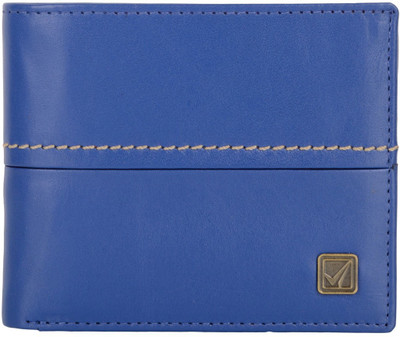 

Kan Men Blue Genuine Leather Wallet(7 Card Slots)
