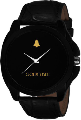 

Golden Bell 201GB Original Black Dial Black Leather Strap Analog Watch - For Men