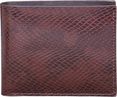 

ZAZ Men Brown Genuine Leather Wallet(7 Card Slots)
