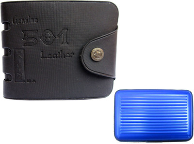 

Apki Needs Wallet Combo(Black, Blue)