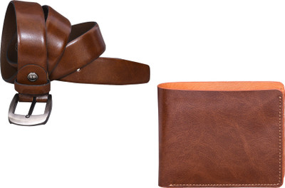 

ZAZ Belt, Wallet Combo(Brown)