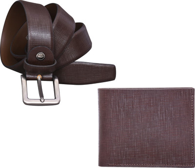 

ZAZ Belt, Wallet Combo(Brown)