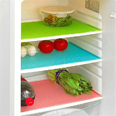 Yellow Weaves Fridge Mat(Multicolor)