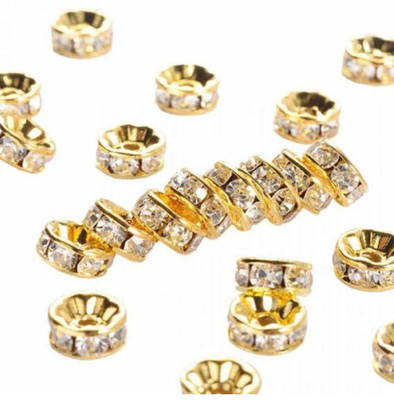 

BestUBuy Rhinestone Spacer for Jewellery Making