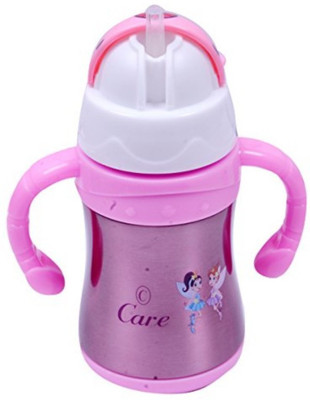 

Guru Kripa Baby Products  Presents 240 ml Multifnctional Baby Food Grade Cartoon Print Stainles Steel Feeding Bottle Cum Straw Cum Sipper With Silicone Straw Thermos Flask Vacuum Water Bottle Attractive Color And Beautiful Design (12 Hours Hot-Cold Tem