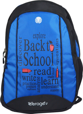 

Fashion Knockout Back ti school 15 L Backpack(Blue)