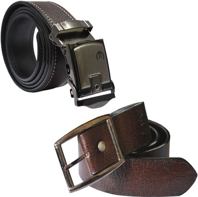 

LOOPA Men Formal Brown Synthetic Belt