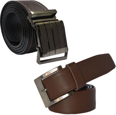 

LOOPA Men Formal Brown Synthetic Belt