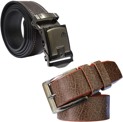 

LOOPA Men Formal Brown Synthetic Belt