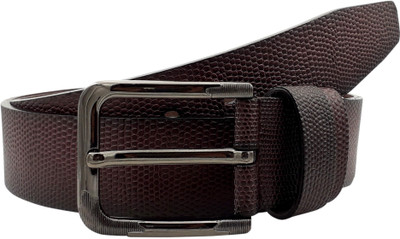 

Baluchi Men Formal Brown Artificial Leather Belt
