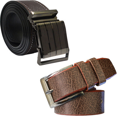 

LOOPA Men Formal Brown Synthetic Belt