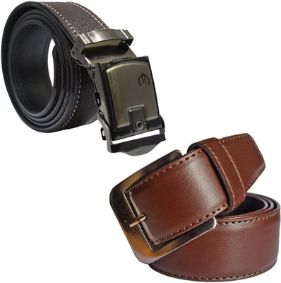 

LOOPA Men Formal Brown Synthetic Belt