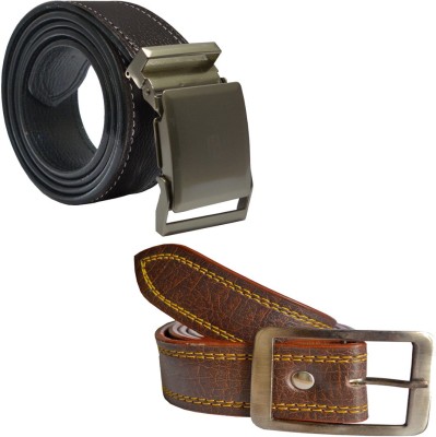 

LOOPA Men Formal Brown Synthetic Belt