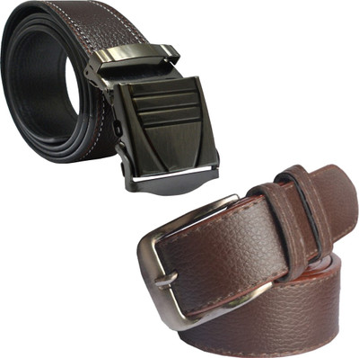 

LOOPA Men Formal Brown Synthetic Belt
