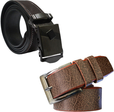 

LOOPA Men Formal Brown Synthetic Belt