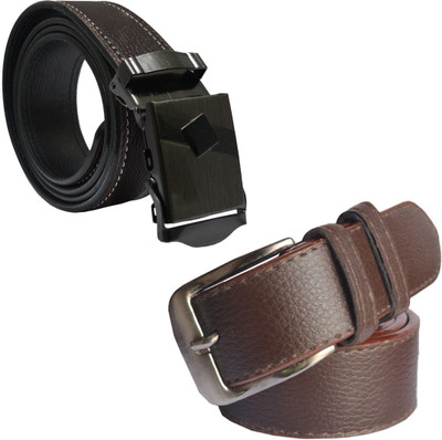 

LOOPA Men Formal Brown Synthetic Belt