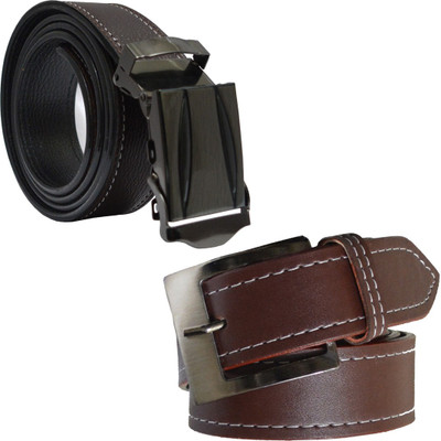 

LOOPA Men Formal Brown Synthetic Belt