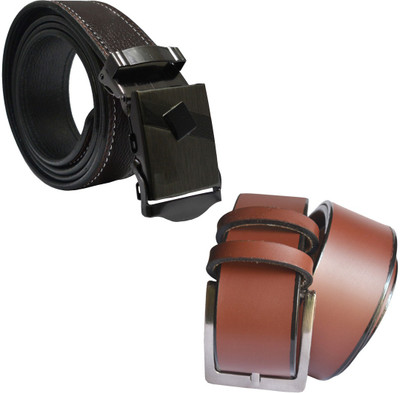 

LOOPA Men Formal Brown Synthetic Belt