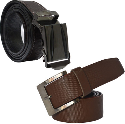 

LOOPA Men Formal Brown Synthetic Belt
